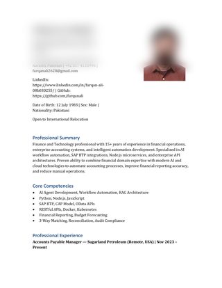 Furqan before resume